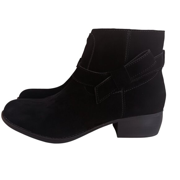 NEW Skechers Women's Texas-Westernville Boot‎ Black Suede Leather Zip Up Size 10 - Picture 1 of 10